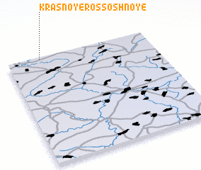 3d view of Krasnoye Rossoshnoye