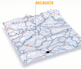 3d view of Akçagöze