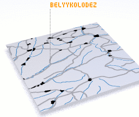 3d view of Belyy Kolodez\