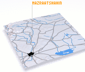 3d view of Mazra‘at Shāhīn