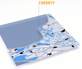 3d view of Chernyy