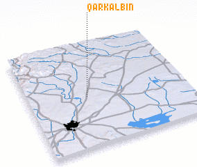 3d view of Qa‘r Kalbīn