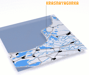 3d view of Krasnaya Gorka