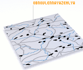 3d view of Obnovlënnaya Zemlya