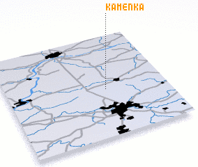 3d view of Kamenka