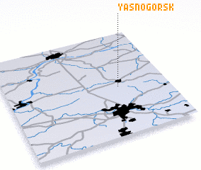 3d view of Yasnogorsk