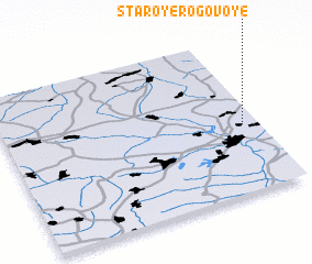 3d view of Staroye Rogovoye