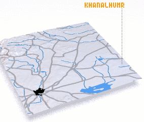 3d view of Khān al Ḩumr