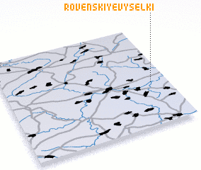 3d view of Rovenskiye Vyselki