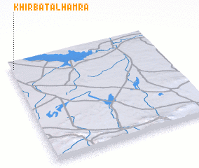 3d view of Khirbat al Ḩamrā