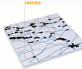 3d view of Kamenka