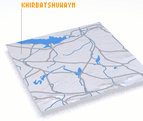 3d view of Khirbat Shuwaym