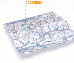 3d view of Gökçekaş