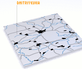 3d view of Dmitriyevka