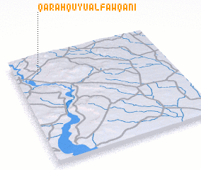 3d view of Qarah Qūyū al Fawqānī