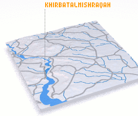 3d view of Khirbat al Mishrāqah