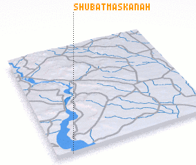 3d view of Shu‘bat Maskanah