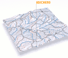 3d view of Ādī Chʼemo