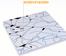 3d view of Nizhniye Yasenki