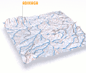 3d view of Ādī Kʼaga