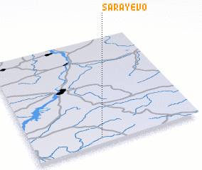 3d view of Sarayevo