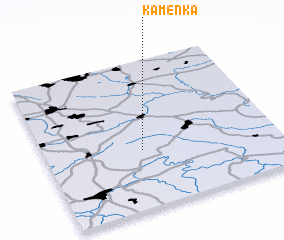 3d view of Kamenka