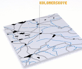 3d view of Kolomenskoye