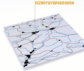 3d view of Nizhnyaya Pokrovka