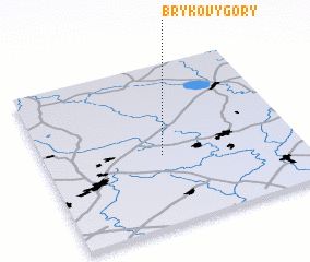 3d view of Brykovy Gory