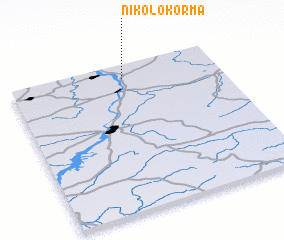 3d view of Nikolo-Korma