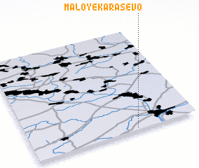 3d view of Maloye Karasëvo