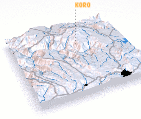 3d view of Kʼoro