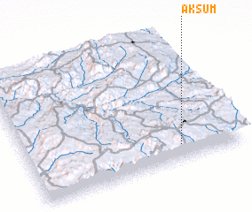 3d view of Āksum