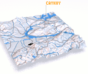 3d view of Çayköy