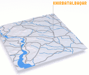 3d view of Khirbat al Baqar