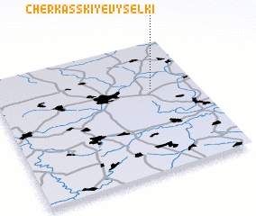 3d view of Cherkasskiye Vyselki