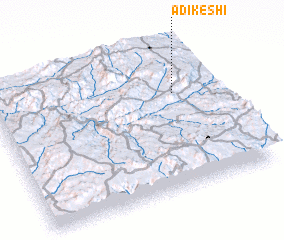 3d view of Ādī Kʼeshī