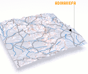 3d view of Ādī Hakefa