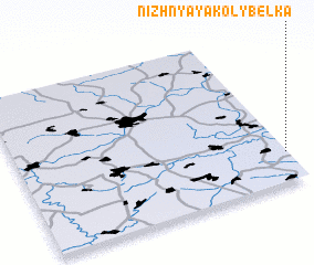 3d view of Nizhnyaya Kolybel\