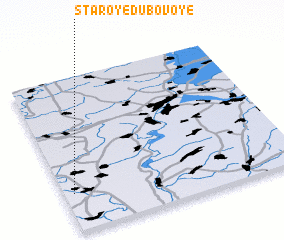 3d view of Staroye Dubovoye