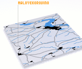 3d view of Maloye Korovino