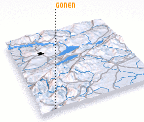 3d view of Gönen