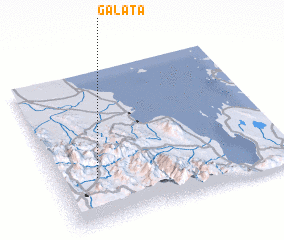 3d view of Galata