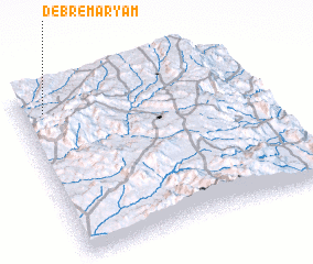 3d view of Debre Maryam