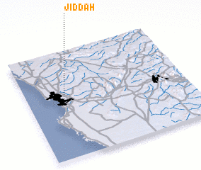 3d view of Jiddah