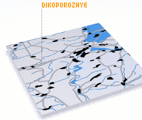 3d view of Dikoporozh\