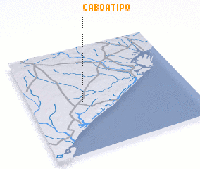 3d view of Cabo Atipo