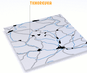 3d view of Tkhorevka