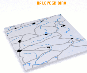 3d view of Maloye Gridino