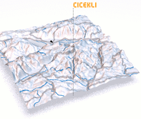 3d view of Çiçekli